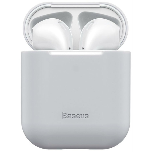 Чехол BASEUS Ultrathin для Airpods 1/2, серый