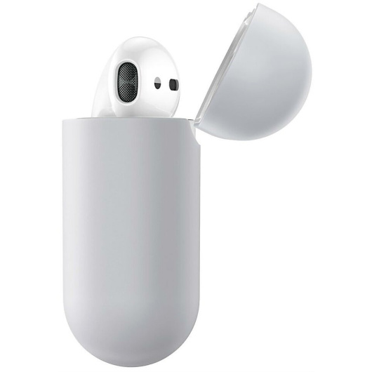 Чехол BASEUS Ultrathin для Airpods 1/2, серый