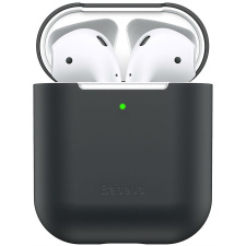 Чехол BASEUS Ultrathin для Airpods 1/2, черный