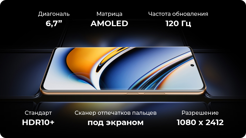 Realme 11 Pro Plus 8/256Gb Черный