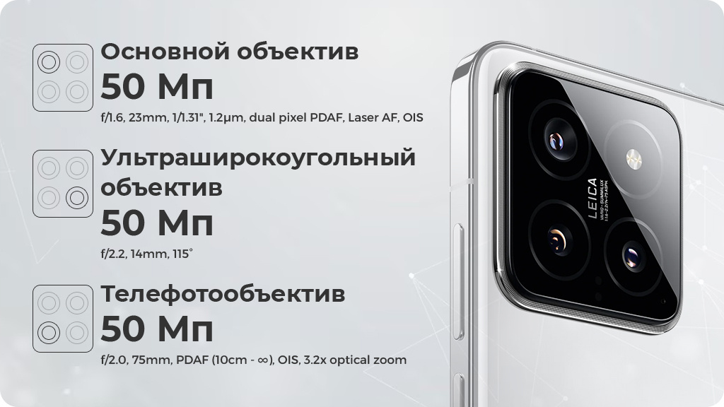 Xiaomi 14 12/512Gb РСТ Белый